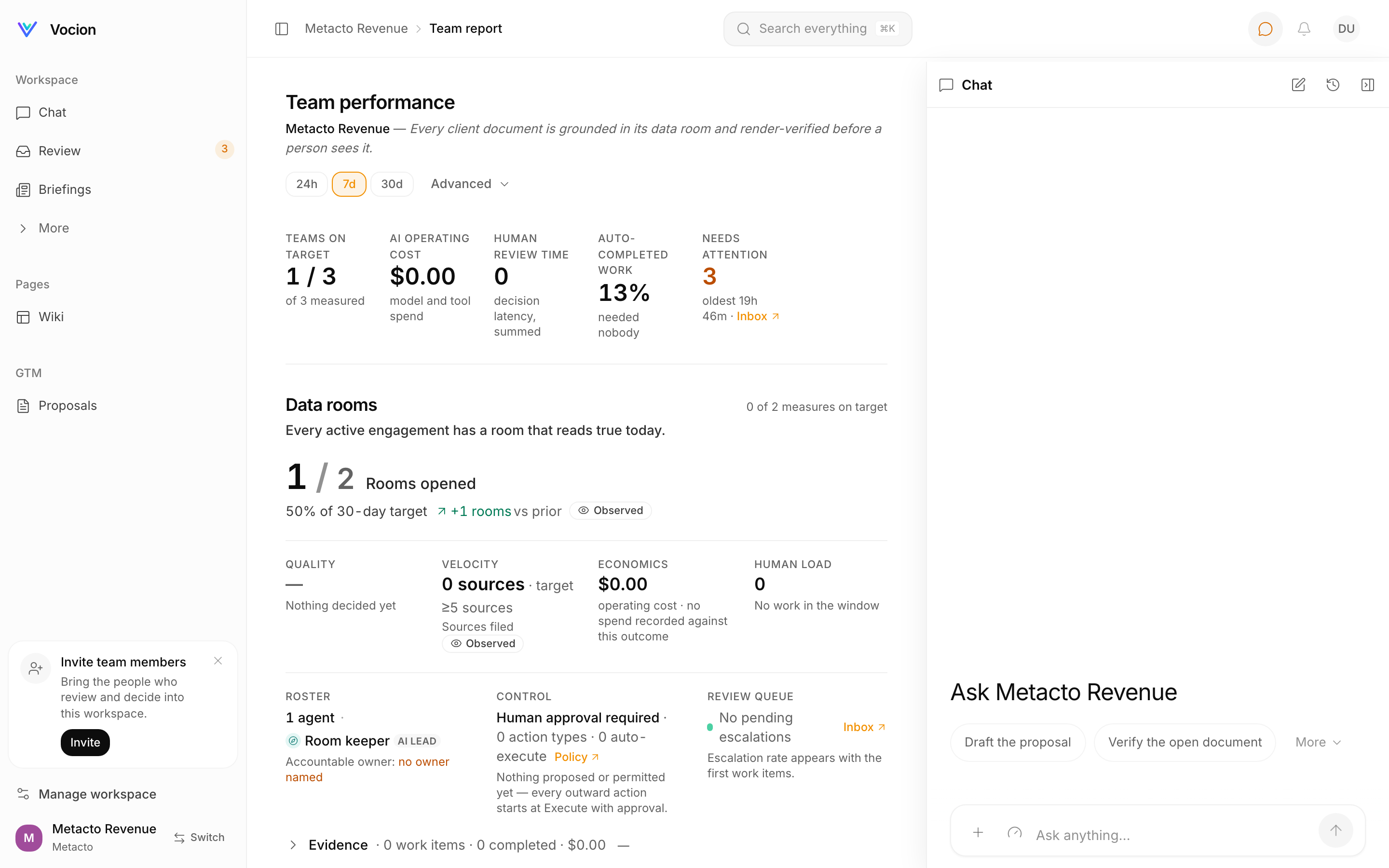 The team report grades a plugin from the day it is on